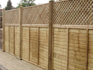 Larch Lap Fence Panels